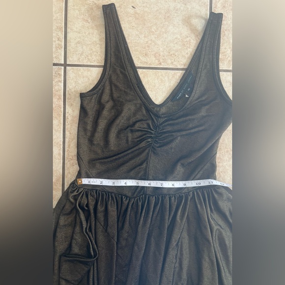 NWOT MARC JACOBS Party Dress Metallic Green Fully Lined with pocket Women’s XS - Picture 8 of 9